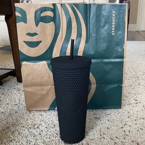Starbucks Matte Black Studded Tumbler
